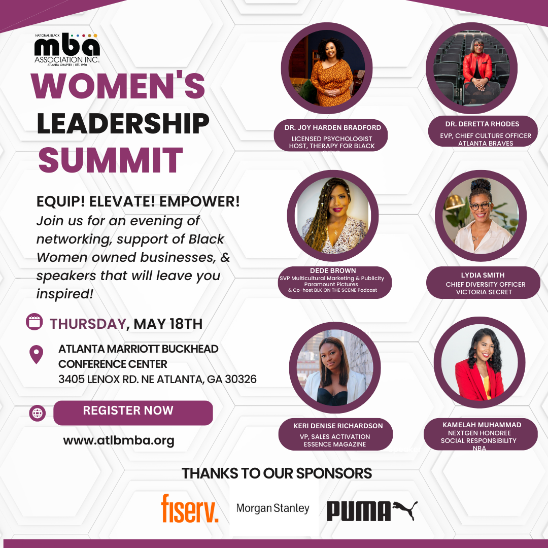 2023 Women's Leadership Summit National Black MBA Atlanta Chapter
